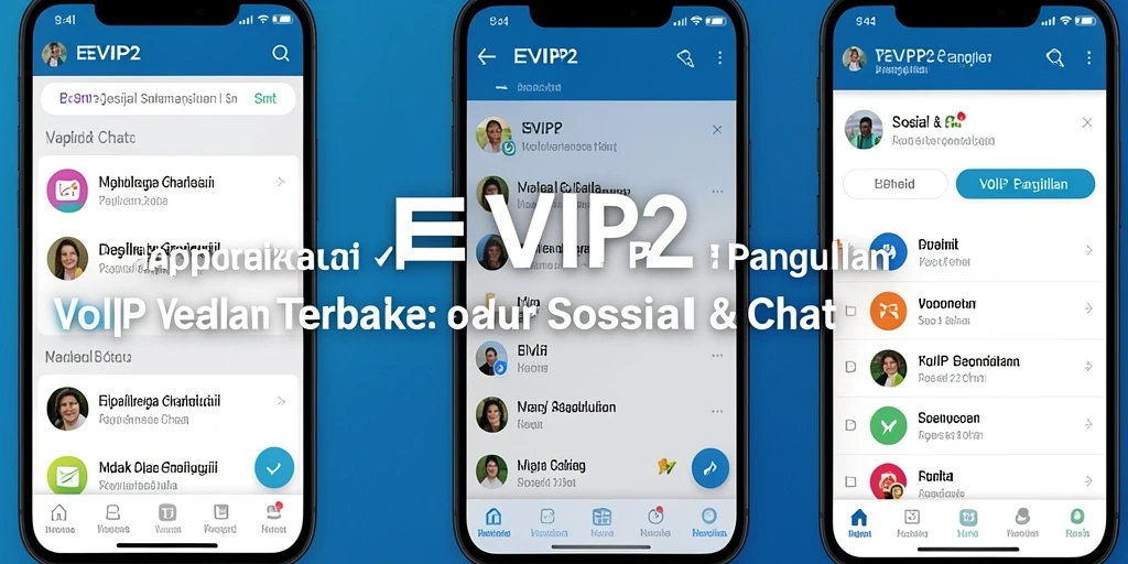Antarmuka pengguna EVIP2 yang intuitif dan mudah dinavigasi.